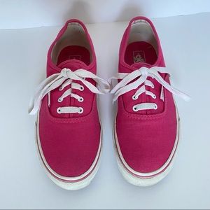 VANS Canvas Sneaker pink size youth 3.5